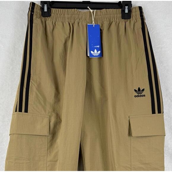 adidas Other - Adidas Adicolor Classics 3 Stripes Cargo Pants Medium Mens Brown Black New NWT